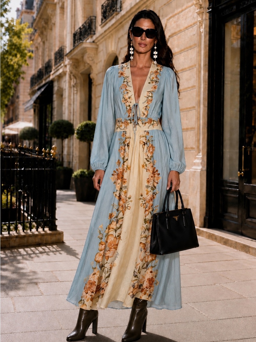 NEW HOUSE OF HARLOW LUXURY LINEN EMBROIDERED ELEGANT DRESS  S
🚨NO DISCOUNT